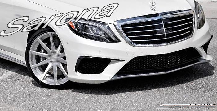 Custom Mercedes S Class  Sedan Front Bumper (2014 - 2019) - $890.00 (Part #MB-123-FB)